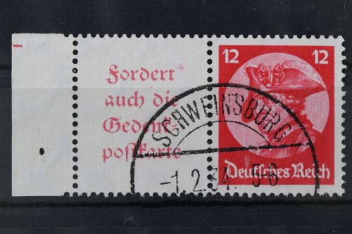 Deutsches Reich, MiNr. W 45, gestempelt