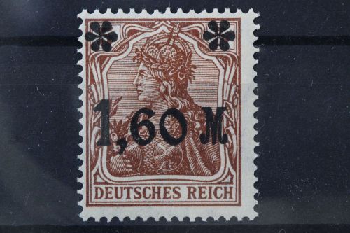 Deutsches Reich, MiNr. 154 Type II a, postfrisch, geprüft Infla