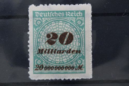 Deutsches Reich, MiNr. 329 B PE 1, postfrisch, geprüft Infla