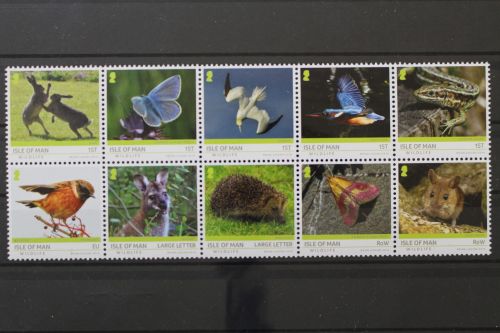 Isle of Man, MiNr. 2450-2459 Zehnerblock, postfrisch