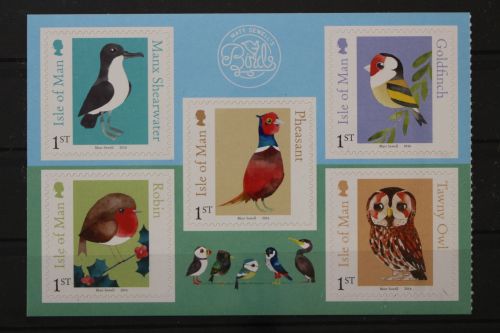 Isle of Man, Vögel, MiNr. 2138-2142 skl., postfrisch