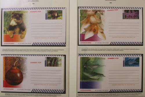 Papua Neuguinea 58 ungebrauchte Ganzsachen und Aerogramme