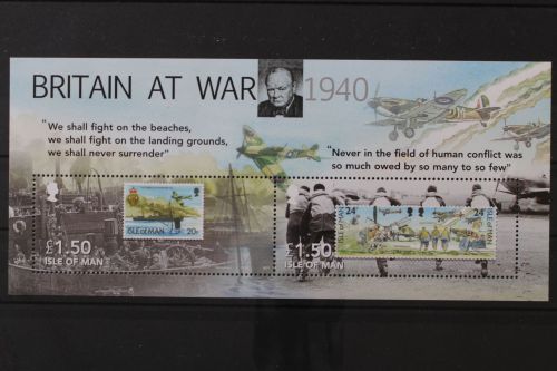 Isle of Man, Flugzeuge, MiNr. Block 72, postfrisch