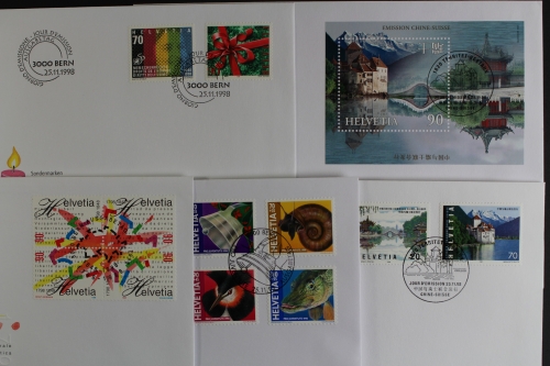 Schweiz, Partie aus 1998, FDC