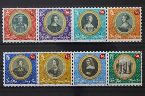 Isle of Man, MiNr. 1499-1506 Viererstreifen, postfrisch
