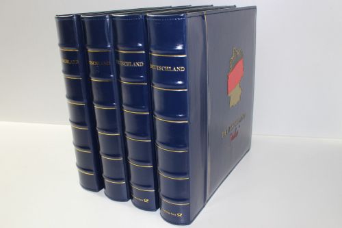 Deutsche Post Deutschland-Plus, 4 blaue Ringbinder mit Einschränkungen