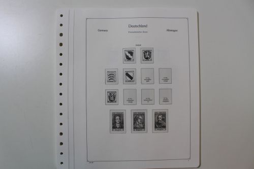 KABE, Französische Zone 1945-1949 mit Klemmtaschen