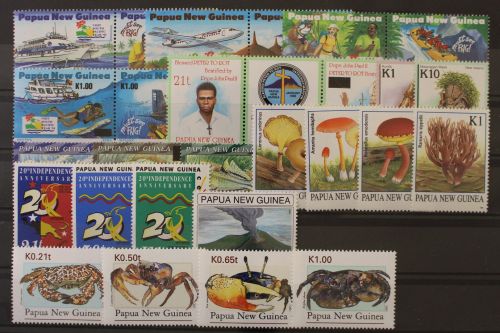Papua Neuguinea, MiNr. 733-766 (ohne 743 u. 746) Jahrgang 1995, postfrisch