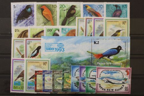 Papua Neuguinea, MiNr. 672-697, Jahrgang 1993, postfrisch