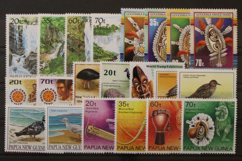 Papua Neuguinea, MiNr. 610-630, Jahrgang 1990, postfrisch