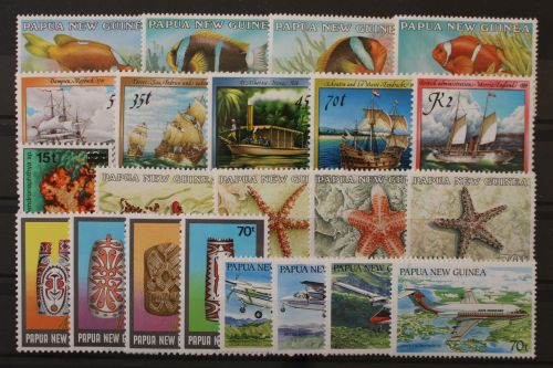 Papua Neuguinea, MiNr. 539-560, Jahrgang 1987, postfrisch