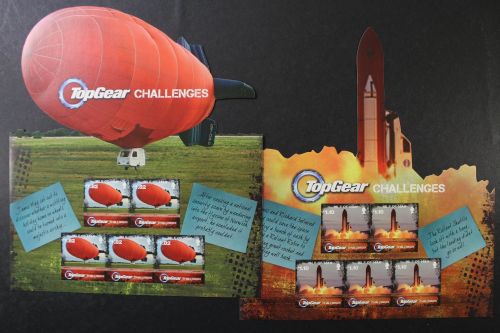 Isle of Man, MiNr. 1741-1742 skl., Folienblätter, postfrisch