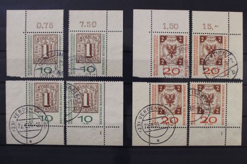 Deutschland (BRD), MiNr. 310-311 b alle 8 Ecken, FN 1, gestempelt