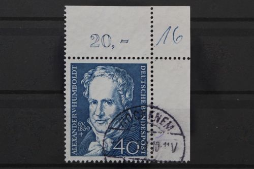 Deutschland (BRD), MiNr. 309 w Ecke rechts oben, gestempelt