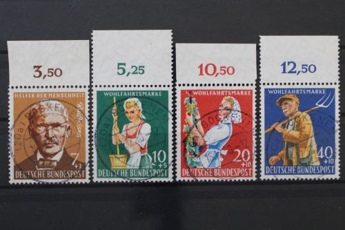 Deutschland, MiNr. 297-300 Oberrand, zentrisch Bockenem, gestempelt