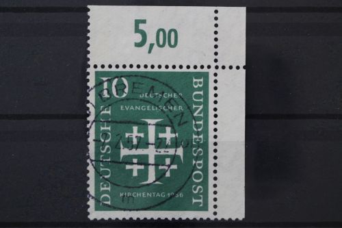 Deutschland (BRD), MiNr. 235 Ecke rechts oben, gestempelt