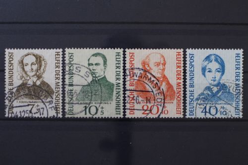 Deutschland (BRD), MiNr. 222-225 zentrisch gestempelt