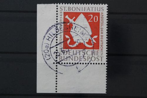 Deutschland (BRD), MiNr. 199 Ecke links unten, gestempelt