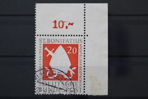 Deutschland (BRD), MiNr. 199 Ecke rechts oben, gestempelt