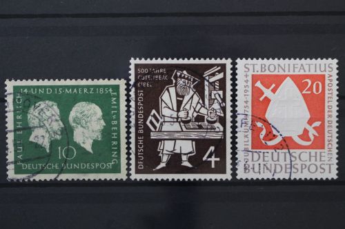 Deutschland (BRD), MiNr. 197, 198, 199, gestempelt