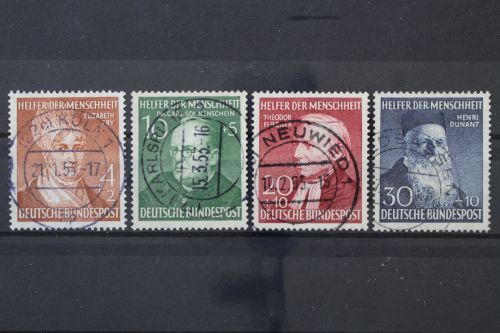 Deutschland (BRD), MiNr. 153-159, gestempelt