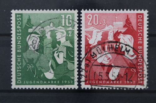 Deutschland (BRD), MiNr. 153-154, gestempelt