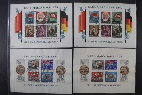 DDR, MiNr. Block 8/9 A/B, gestempelt