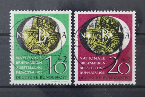 Deutschland (BRD), MiNr. 141-142, gestempelt