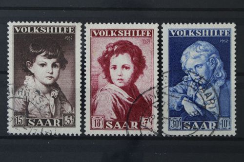 Saarland, MiNr. 338-340, gestempelt