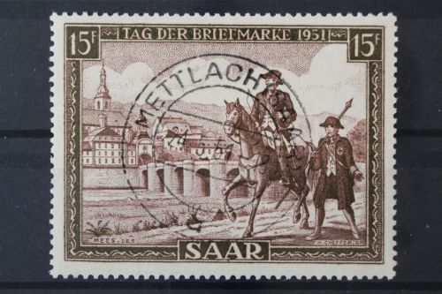 Saarland, MiNr. 305, gestempelt