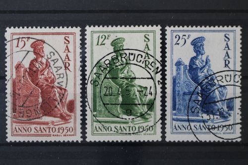Saarland, MiNr. 293-295, gestempelt