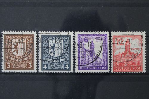 Sowj. Zone, MiNr. 150-155 X, gestempelt