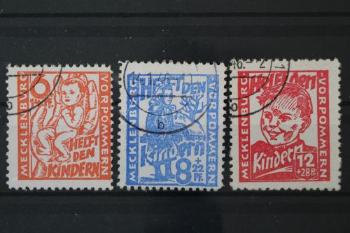 Sowj. Zone, MiNr. 26-28, gestempelt, BPP Signatur