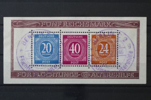 Gemeinschaftsausgaben, MiNr. Block 12 A, gestempelt, BPP Signatur