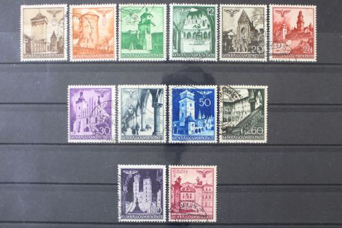 Generalgouvernement, MiNr. 40-51, gestempelt