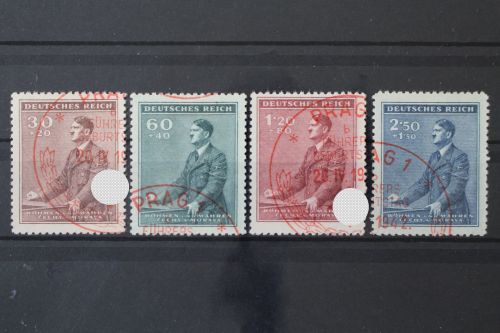 Böhmen & Mähren, MiNr. 85-88, gestempelt