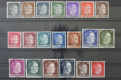 Ostland, MiNr. 1-20, gestempelt