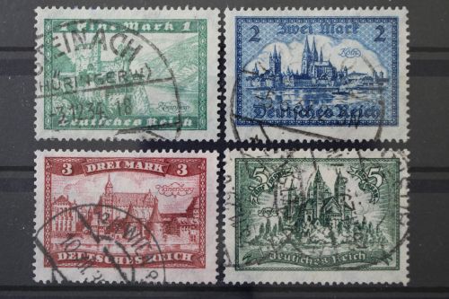Deutsches Reich, MiNr. 364-367, gestempelt