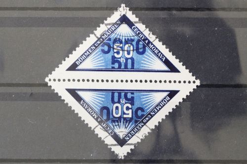 Böhmen & Mähren, MiNr. 52 Kehrdruck, gestempelt