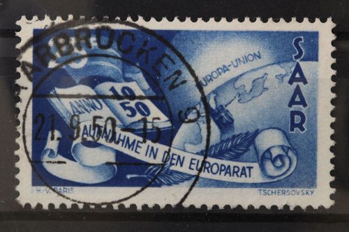 Saarland, MiNr. 297, gestempelt