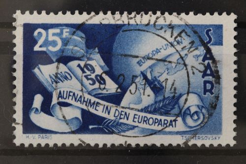 Saarland, MiNr. 297, gestempelt, BPP Signatur