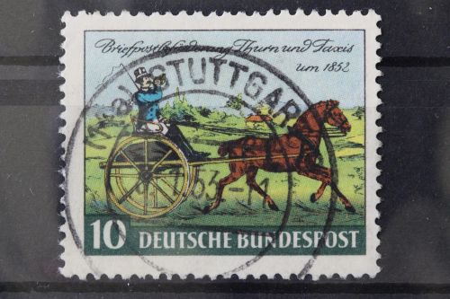 Deutschland (BRD), MiNr. 160 zentrisch Stuttgart, gestempelt
