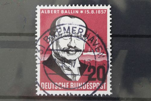 Deutschland (BRD), MiNr. 266 zentrisch Bremerhaven, gestempelt
