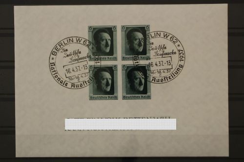 Deutsches Reich, MiNr. Block 8, gestempelt