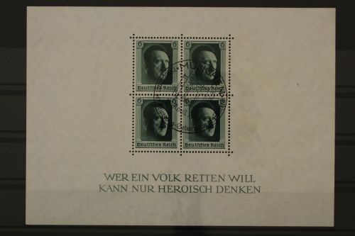 Deutsches Reich, MiNr. Block 7, gestempelt