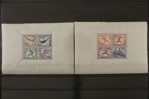 Deutsches Reich, MiNr. Block 5 + 6, postfrisch