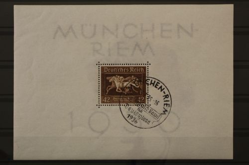 Deutsches Reich, MiNr. Block 4, gestempelt