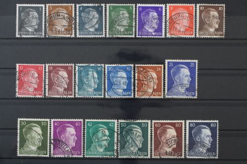 Deutsches Reich, MiNr. 781-798, gestempelt