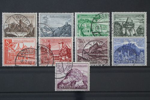 Deutsches Reich, MiNr. 730-738, gestempelt