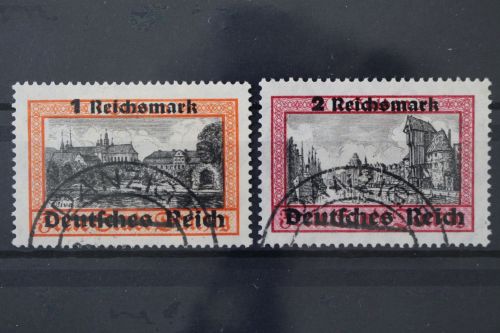 Deutsches Reich, MiNr. 728 + 729, gestempelt